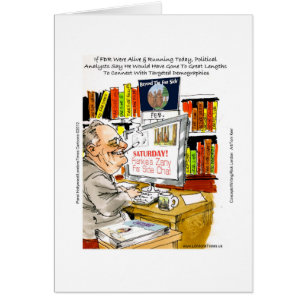 FDR Fireside Speech Funny Cartoon Geschenke & T-Sh