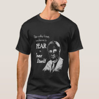 Fdr Franklin D Roosevelt Angst vor sich selbst Zit