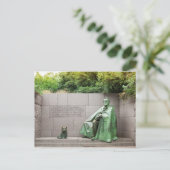 FDR-Gedenkstätte in Washington DC Postkarte (Stehend Vorderseite)