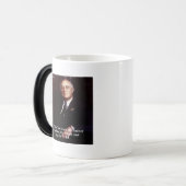 FDR & Hang auf, Zitat zu veröffentlichen Verwandlungstasse (Vorderseite Links)