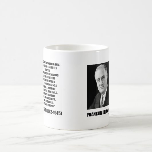 FDR-Land benötigt mutiges hartnäckiges Kaffeetasse (Mittel)