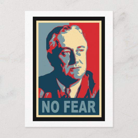 FDR ohne Angst Postkarte (Vorderseite)