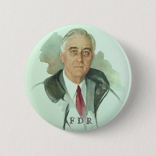 FDR-Porträt Button (Vorderseite)