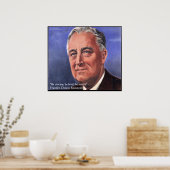 FDR (Roosevelt) "Be Brief" Offering Poster für Wei (Küche)