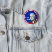 FDR-Wahlkampfbutton Button (Beispiel)