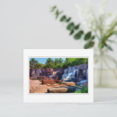 FDR-Wasserfall Postkarte (Stehend Vorderseite)