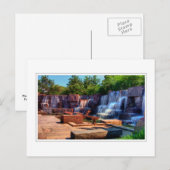 FDR-Wasserfall Postkarte (Vorne/Hinten)