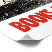 FDR-Zitat zum Thema Buchverbrennung — Grenzen Poster (Ecke)