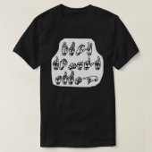 FDT ASL, amerikanische Gebärdensprache, Anti-Trump T-Shirt (Design vorne)