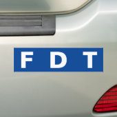 FDT AUTOAUFKLEBER (Auf Auto)
