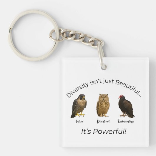 FDT Defender Diversity Fett Statement Schlüsselanhänger (Vorderseite)