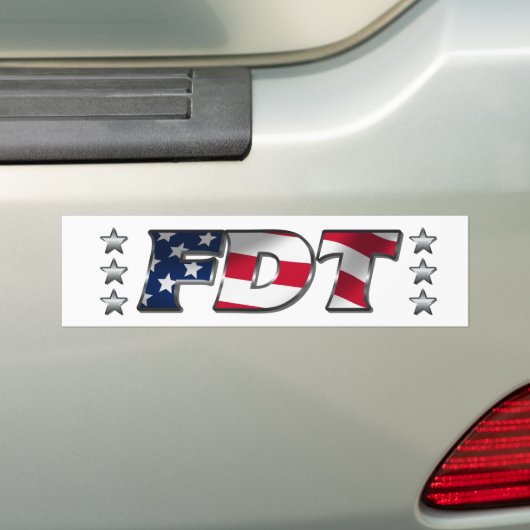 FDT Eff Donald Trump Anti-Trump Autoaufkleber (Auf Auto)