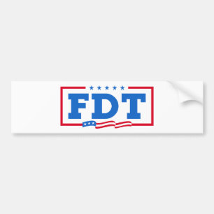 FDT Funny Anti Trump No-Trump Autoaufkleber