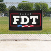 FDT Funny Anti Trump No-Trump Banner (Insitu)
