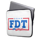FDT Funny Anti Trump No-Trump Laptopschutzhülle (Vorderseite Links)