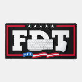 FDT Funny Anti Trump No-Trump Schreibtischunterlage (Tastatur & Maus)