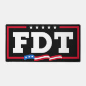 FDT Funny Anti Trump No-Trump Schreibtischunterlage (Vorderseite)