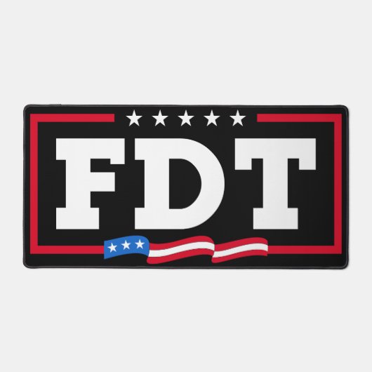 FDT Funny Anti Trump No-Trump Schreibtischunterlage (Vorderseite)