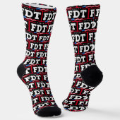 FDT Funny Anti Trump No-Trump Socken (Gewinkelt)