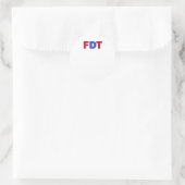 Fdt - Für Donald Trump Sticker (Tasche)