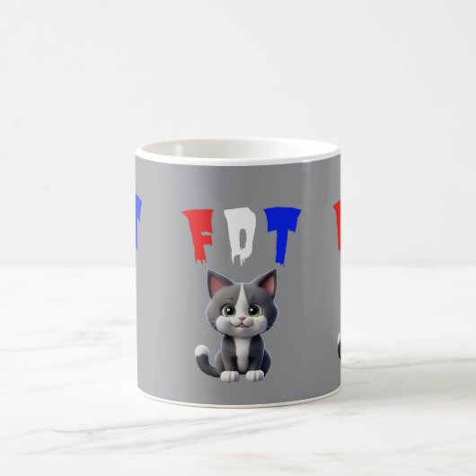 FDT KLEINE KITTY-ERKLÄRUNG KAFFEETASSE (Mittel)