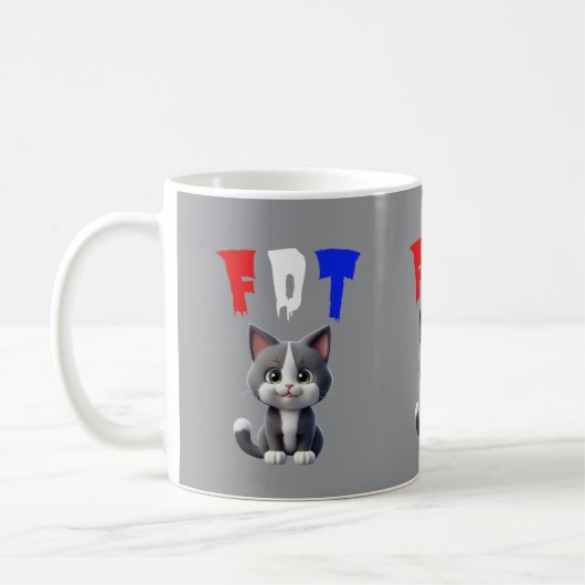 FDT KLEINE KITTY-ERKLÄRUNG KAFFEETASSE (Links)