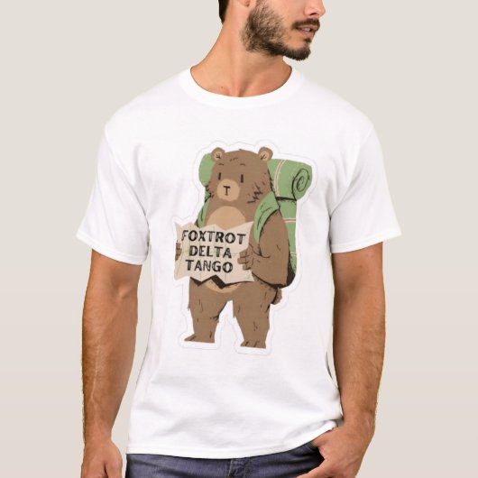 FDT Resist Bear, Anti Trump, Nationalparkwald T-Shirt (Vorderseite)