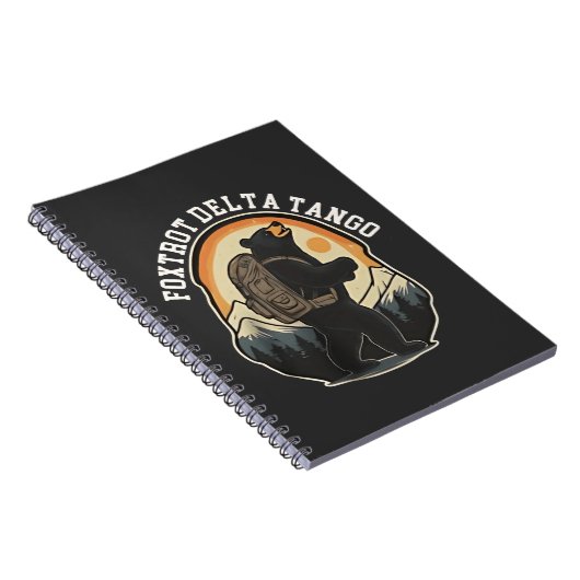 FDT Resist Bear Foxtrot Delta Tango Notizblock (Rechte Seite)