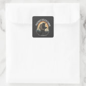 FDT Resist Bear Foxtrot Delta Tango Quadratischer Aufkleber (Tasche)