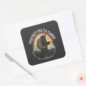 FDT Resist Bear Foxtrot Delta Tango Quadratischer Aufkleber (Umschlag)