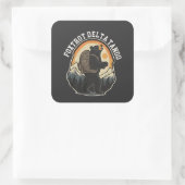 FDT Resist Bear Foxtrot Delta Tango Quadratischer Aufkleber (Tasche)