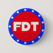 FDT | Schaltfläche "Rot, Weiß und Blau" Button (Vorderseite)