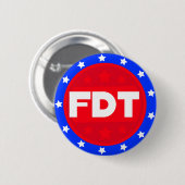 FDT | Schaltfläche "Rot, Weiß und Blau" Button (Vorne & Hinten)