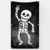 FDT Trump Funny Anti Trump Skelett Banner (Vertikal)