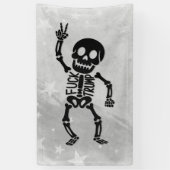 FDT Trump Funny Anti Trump Skelett Banner (Vertikal)