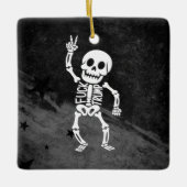 FDT Trump Funny Anti Trump Skelett Keramikornament (Vorderseite)
