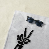 FDT Trump Funny Anti Trump Skelett Strandtuch (Beispiel)