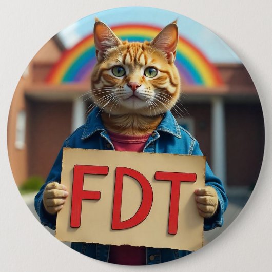 FDT, wenn Sie wissen, Sie wissen Button (Vorderseite)
