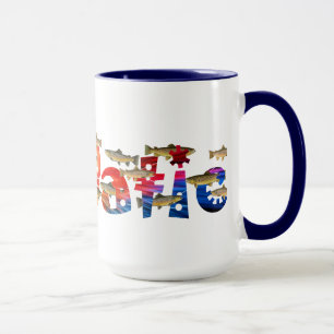 FeΩΩatic Brown Forelle-Kaffee-Tasse Tasse