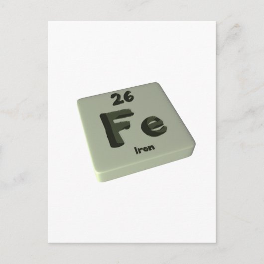Fe Eisen Postkarte (Vorderseite)