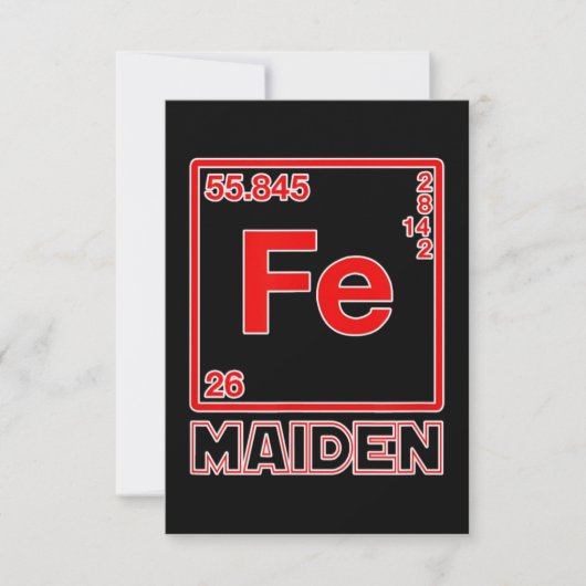 Fe Maiden Iron Element FE Parody Karte (Vorderseite)