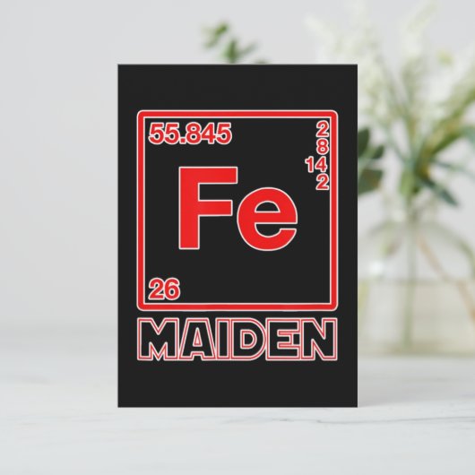 Fe Maiden Iron Element FE Parody Karte (Stehend Vorderseite)