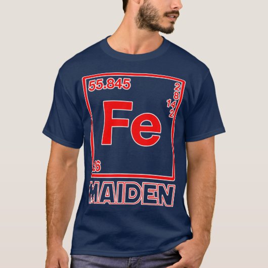 Fe Maiden Iron Element Fe Parody T-Shirt (Vorderseite)
