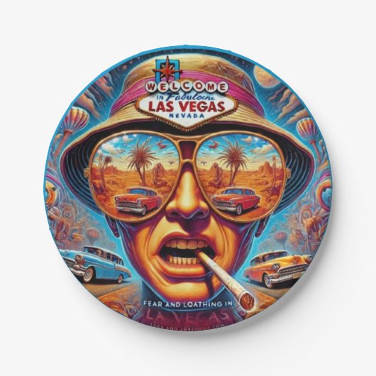 Fear and Loathing in Las Vegas Pappteller (Vorderseite)