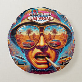 Fear and Loathing in Las Vegas Rundes Kissen