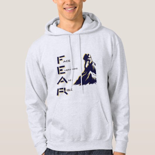 FEAR (Face Everything And Rise) Kapuzenpullover Hoodie (Vorderseite)