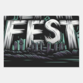 FEAR FEST GESCHENKPAPIER SET (Vorderseite 2)