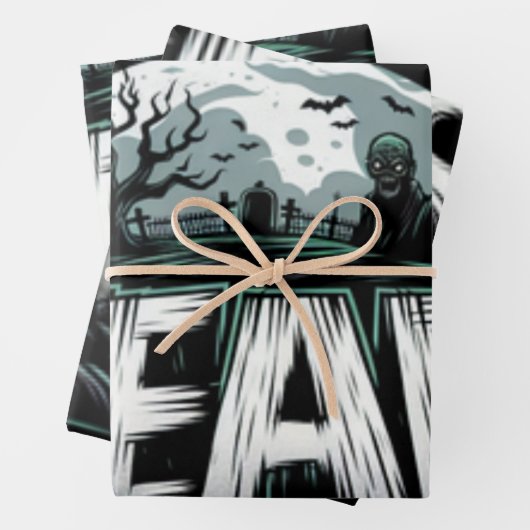 FEAR FEST GESCHENKPAPIER SET (Beispiel)