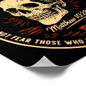 Fear God Not Mean Do Not Fear Those Kill The Body  Poster (Ecke)