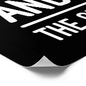 FEAR hat zwei Bedeutungen - Motivierend, lustiger Poster (Ecke)